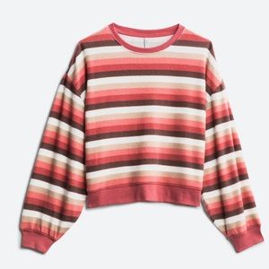 Z SUPPLY Tasha Drop Shoulder Balloon Sleeve Knit Top